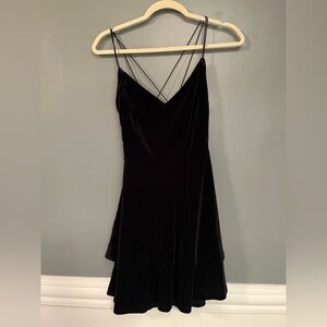B Darlin Black Strapless Dress